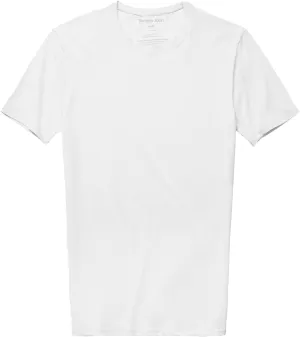 Tommy John Men's Cotton Basics Crew Neck Undershirt - Stay-Tucked Fit