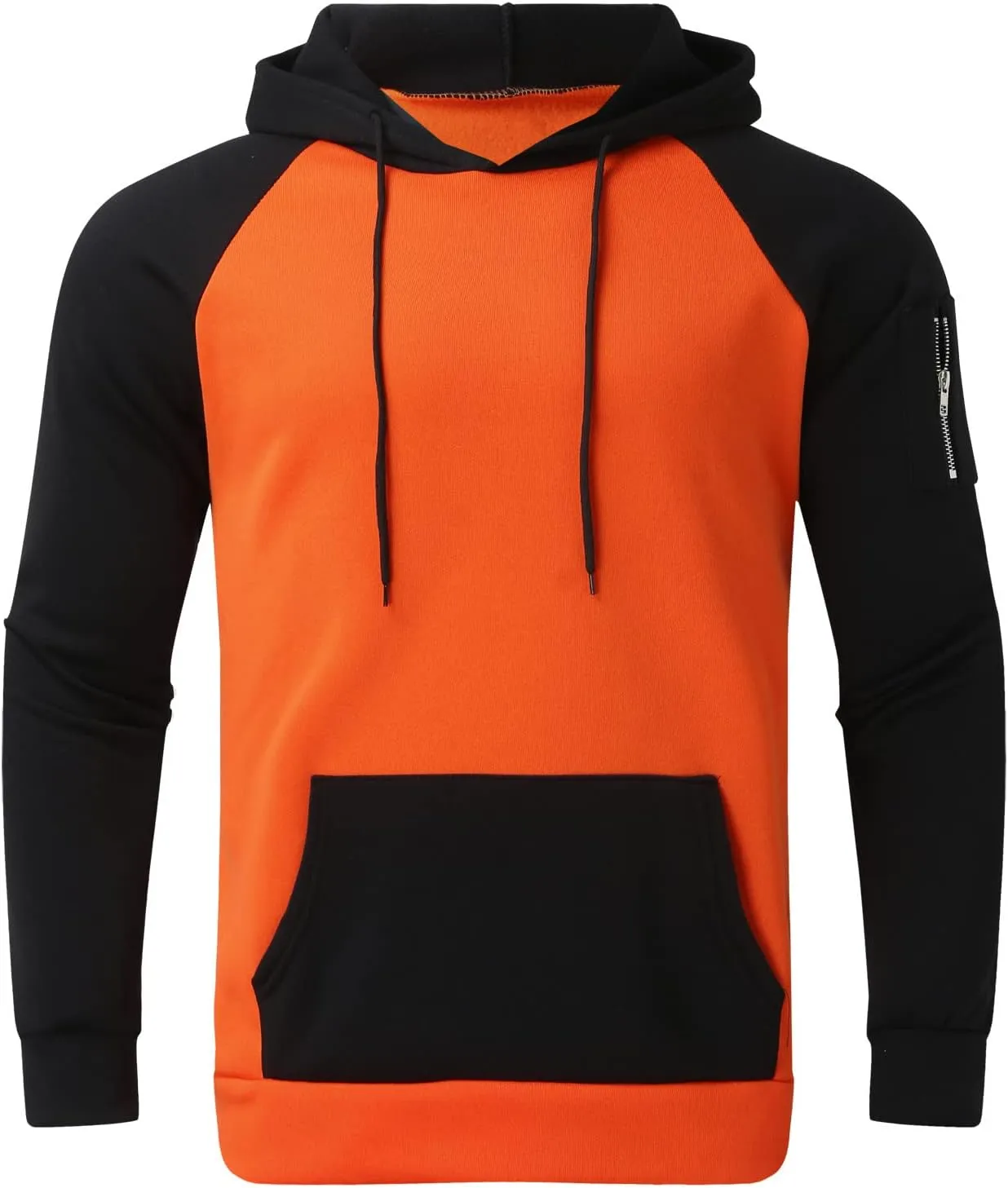 Tracksuit Men 2 Piece Set Big and Tall Long Sleeve Hooded Activewear Suits Gym Workout Training Stretchy Outfits