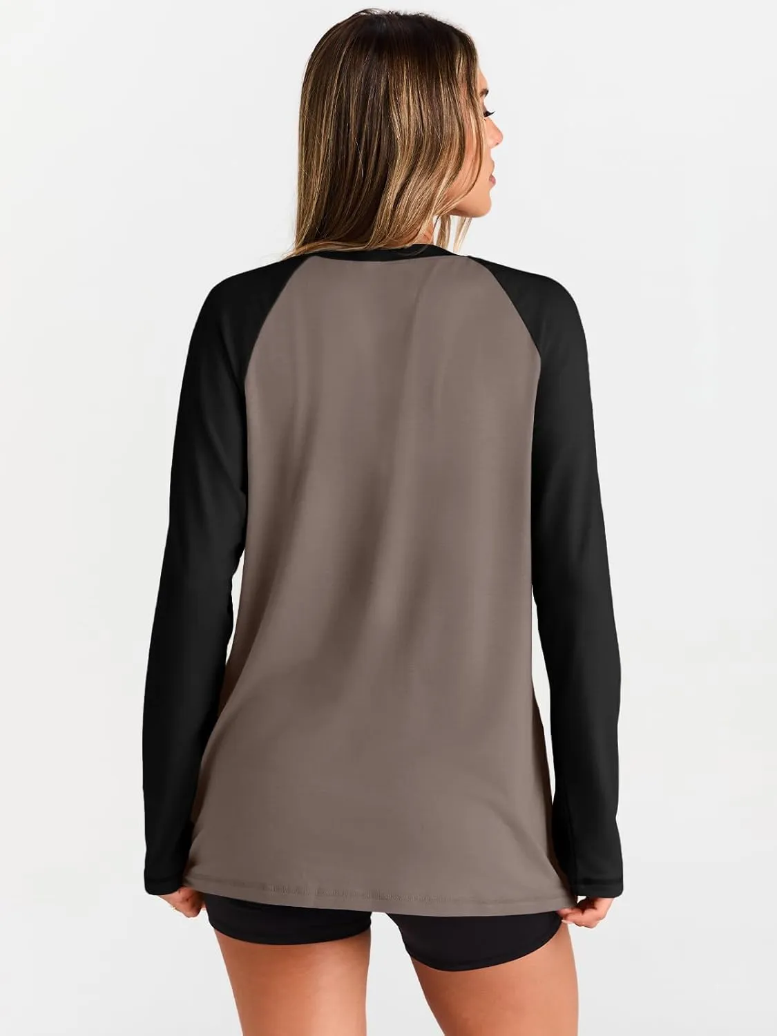 Trendy Queen Women Oversized Long Sleeve Shirt 2025 Summer Casual Basics Top Loose Fit Tee Fashion Cute Clothes