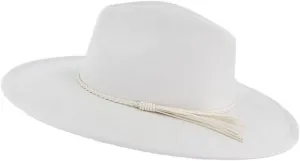Unisex Wide Brim Belt Accessories Top Hat Men Women Felt Jazz Hats Classic Party Wedding Church Fedoras Hat