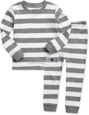 VAENAIT BABY 12M-12Y Kids Boys Girls Unisex Toddler Colorful Stripe/Simple Holiday Sleepwear Pajama 2pcs Set