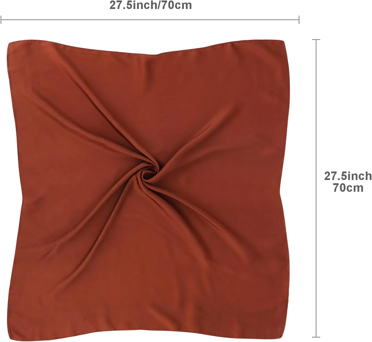 vimate Head Scarf for Women Hair 27'' Square Satin Silk Feeling Bnadana Neck Scarf Handbag Accessories Etc