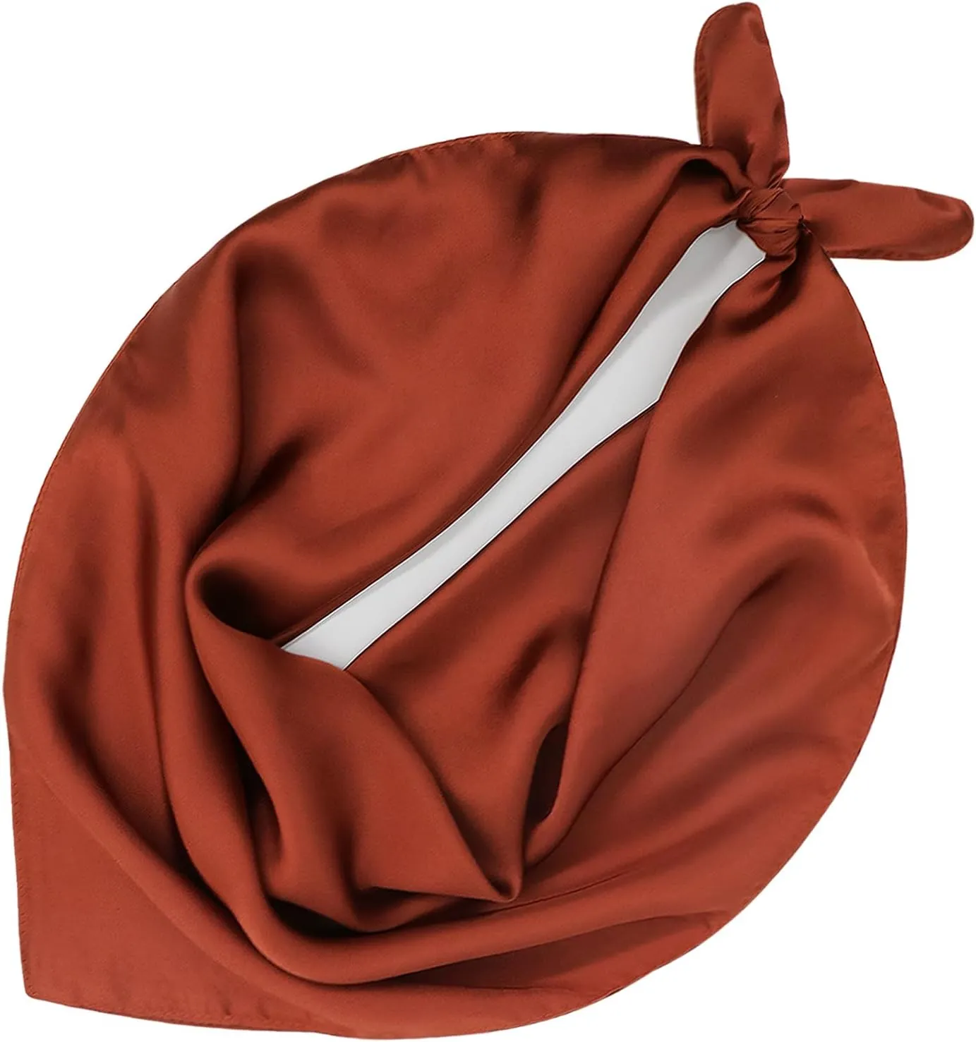 vimate Head Scarf for Women Hair 27'' Square Satin Silk Feeling Bnadana Neck Scarf Handbag Accessories Etc