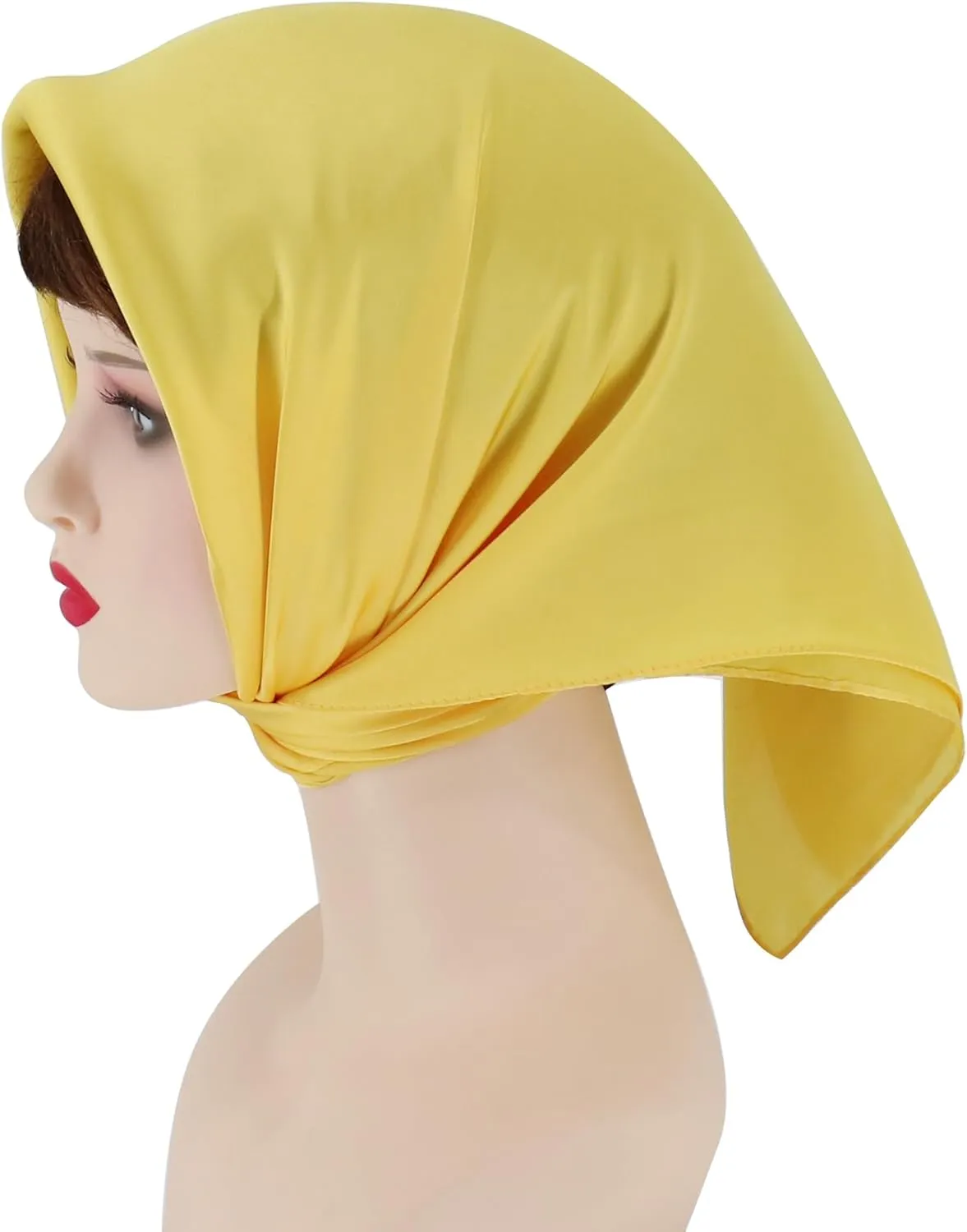 vimate Head Scarf for Women Hair 27'' Square Satin Silk Feeling Bnadana Neck Scarf Handbag Accessories Etc