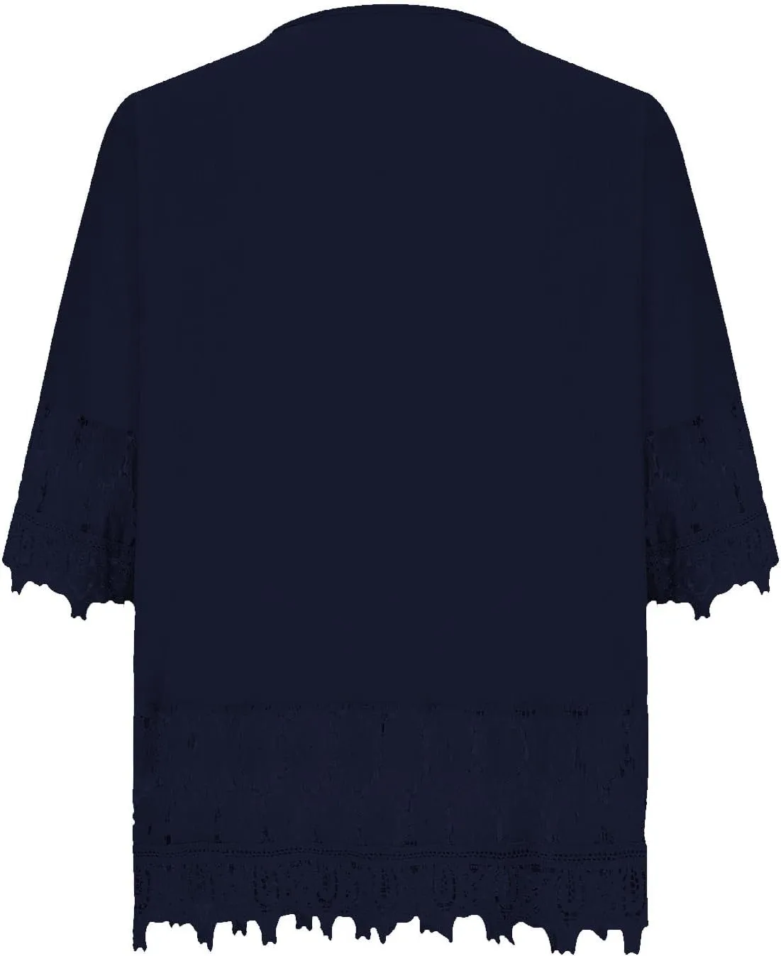 Women Cotton Linen Embroidered Tops Loose Fit Tunic 3/4 Sleeve Summer Blouse Shirts Boho Peasant Trendy Clothes 2024