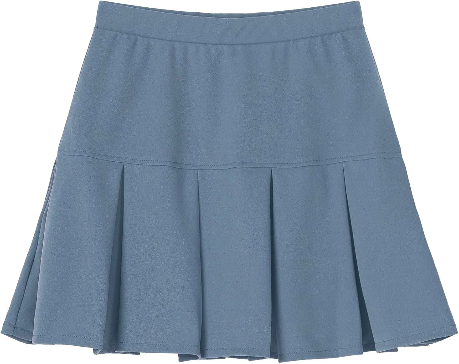 Women Girl Stretch Elastic High Waist Mini Skirt Casual Pleated Skirts Activewear Skirts
