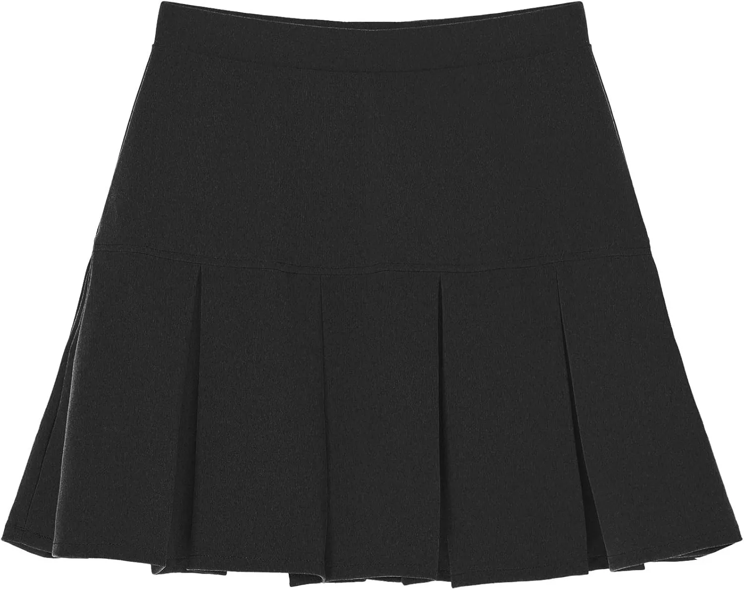 Women Girl Stretch Elastic High Waist Mini Skirt Casual Pleated Skirts Activewear Skirts