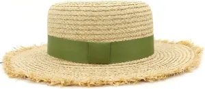 Women Sun Hat Women's Raffia Grass Woven Fisherman Sun Hat Brim Summer Hat Beach Accessories Raffia Hat (5)