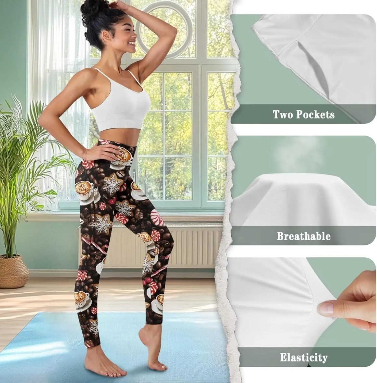 Women's Activewear Leggings Tummy Control Yoga Pants Women Plus Size Yoga Compression Leggings