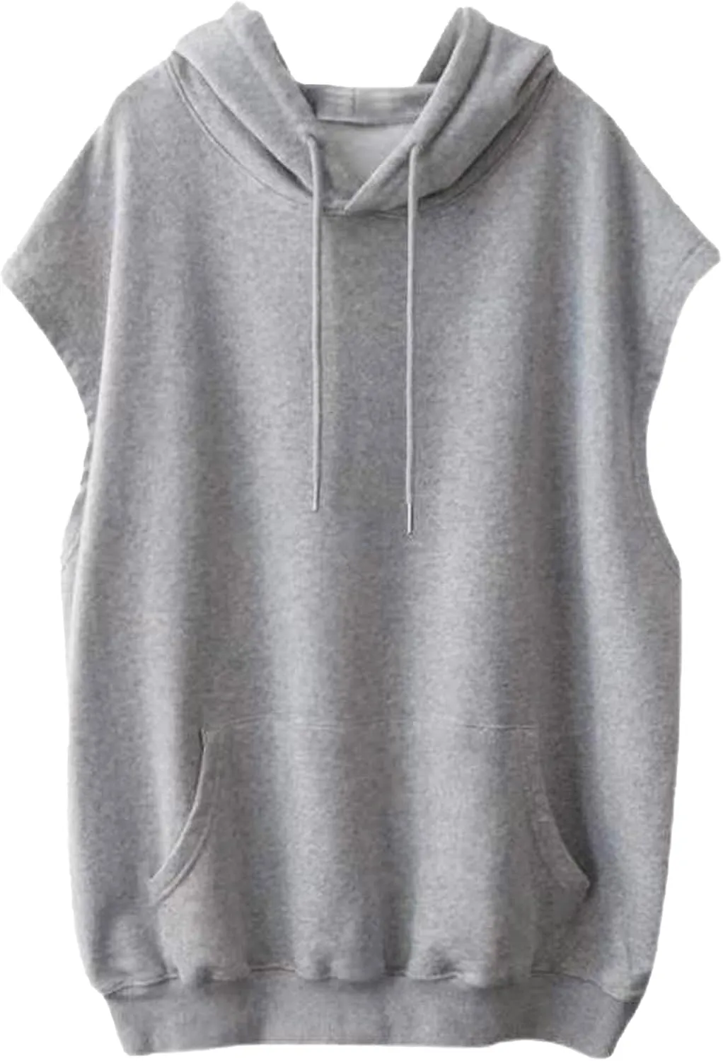 Women's Hoodies Casual Short Sleeve Drawstring Lightweight sports Hooded Sweatshirt Loose Pullover Tops with Pocket