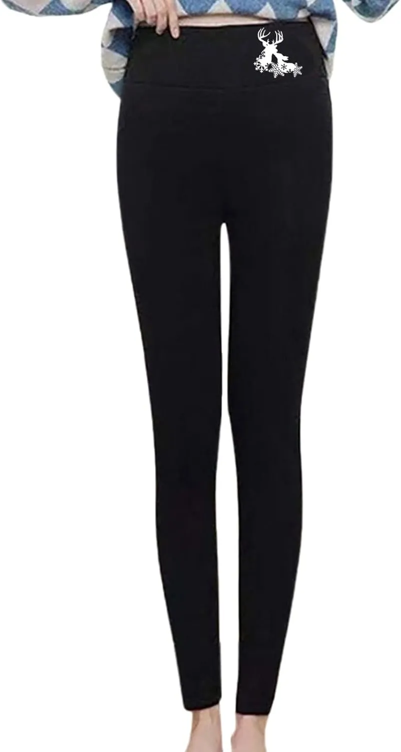 Womens Winter Fleece Lined Leggings Winter Warm Athletic Jogger Sporty Athletic Joggers Pants Lounge Pants Fluffy Sleepwear
