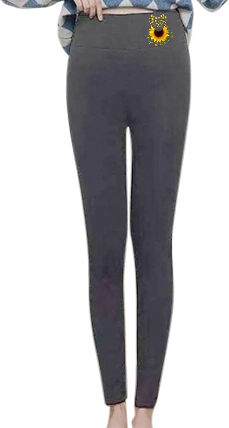 Womens Winter Fleece Lined Leggings Winter Warm Athletic Jogger Sporty Athletic Joggers Pants Lounge Pants Fluffy Sleepwear