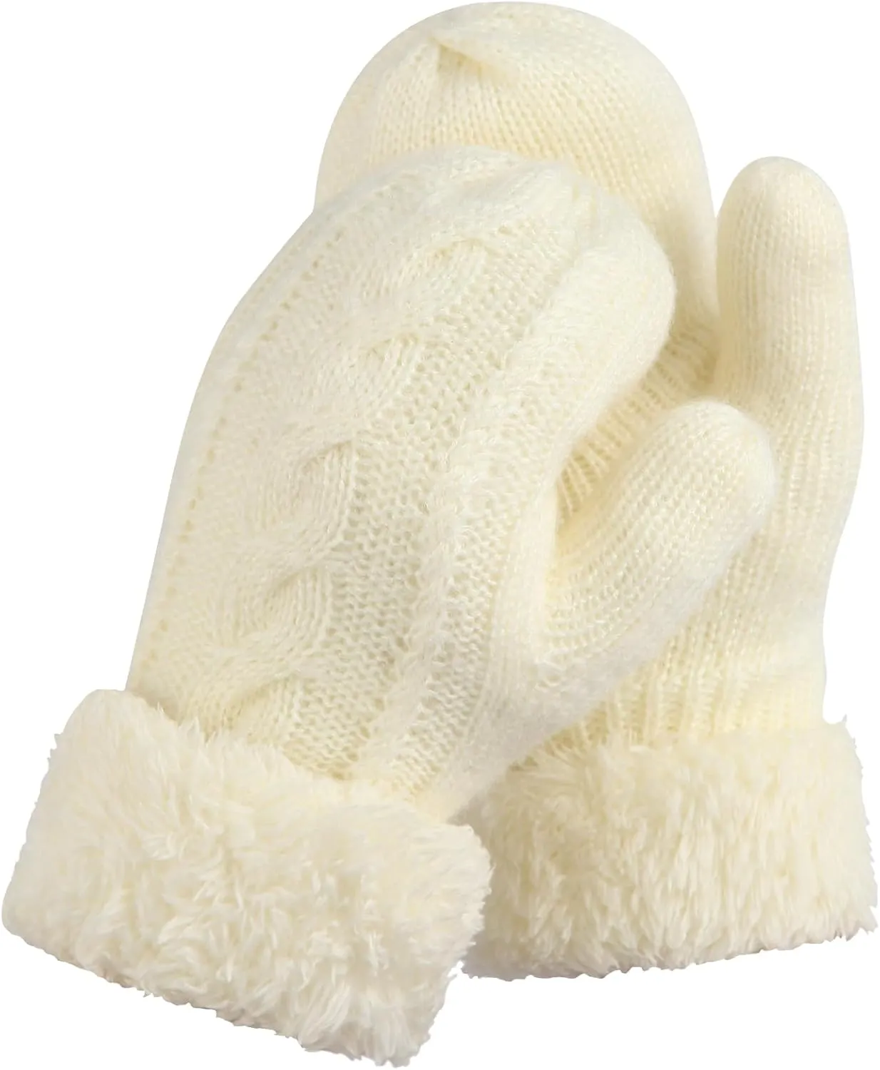 Women's Winter Gloves, Winter Warm Mittens Thick Knitted Gloves Mittens Warm Soft Lining Cold Weather Accessories Gifts